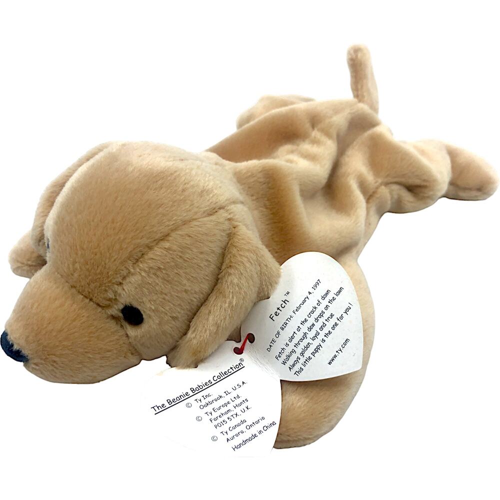 Ty Beanie Baby 1997 - Fetch the Dog